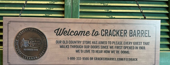 Cracker Barrel Old Country Store is one of Cracker Barrel.