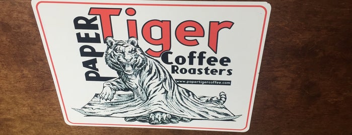 Paper Tiger Coffee Roasters is one of read a book.