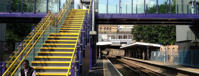 Denmark Hill Railway Station (DMK) is one of London // SE5 (Camberwell, Brixton & Peckham).