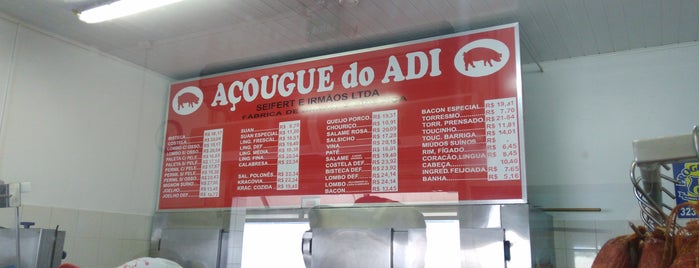 açougue do adi is one of Orte, die Marcos gefallen.
