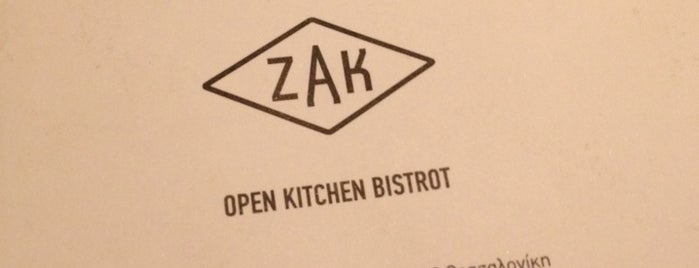 ZAK is one of Thess /Restaurants.