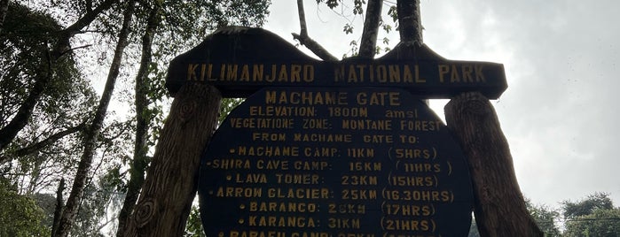 Machame is one of Place to go.