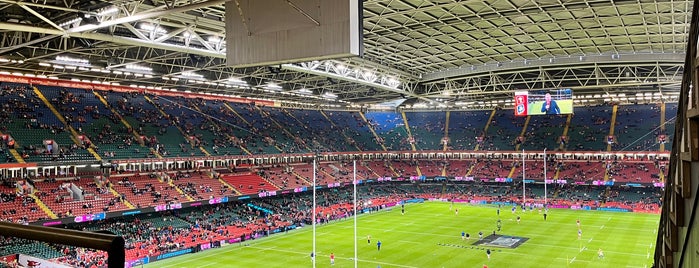 Principality Stadium is one of Stadiums I've visited.