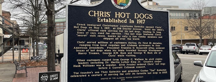 Chris' Famous Hotdogs is one of 2013 - 100 Dishes to Eat in Alabama Before You Die.