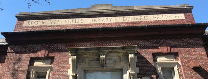 Brooklyn Public Library - Leonard Branch is one of Libraries & Bookstores in Brooklyn.