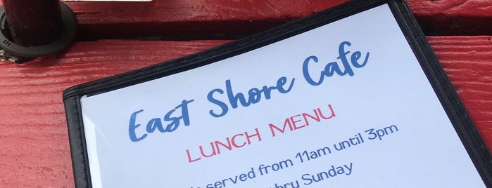 East Shore Cafe is one of Jay Harrison And Jen Lee 9th Year Annivesary.