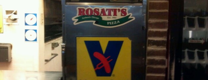 Rosati's Pizza is one of mountain lion tummy..