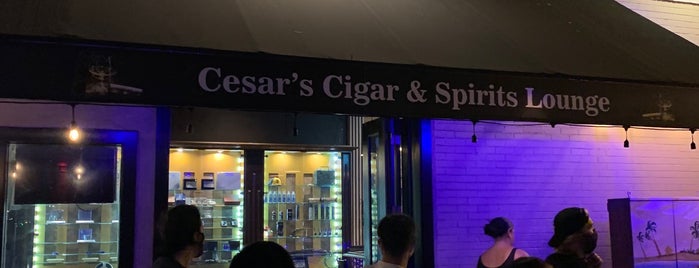Cesars Cigar and Wine Bar is one of Mark’s Liked Places.