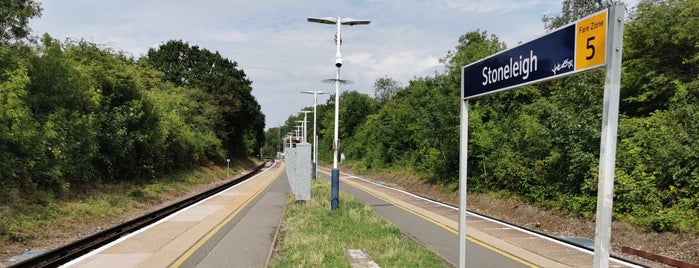 Stoneleigh Railway Station (SNL) is one of England Rail Stations - Surrey.