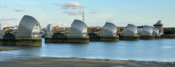 Thames Barrier Park is one of Woolwich.