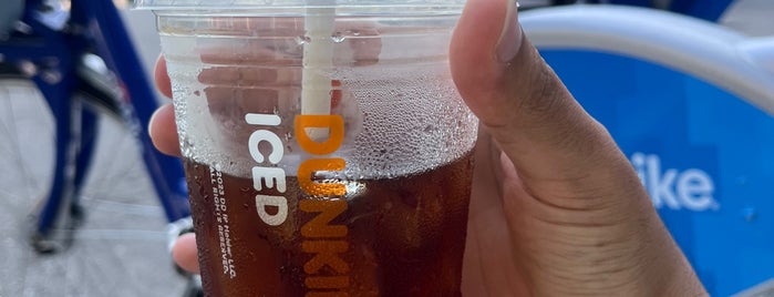 Dunkin' is one of NYC places to go.