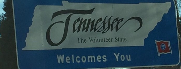 Kentucky/Tennessee Border is one of state border crossings.