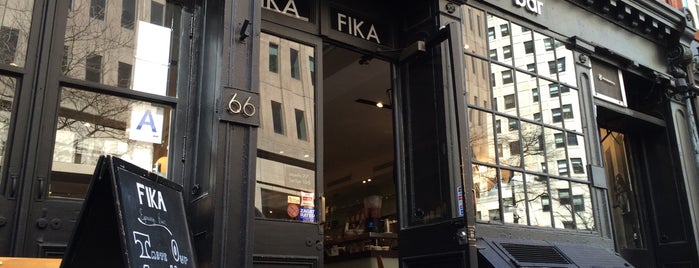 FIKA Espresso Bar is one of NYC This Time Around.