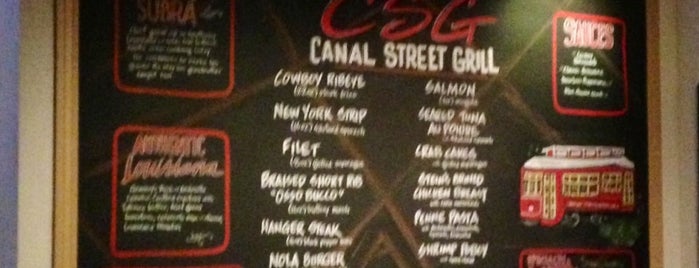 Canal Street Grill is one of New Orleans.