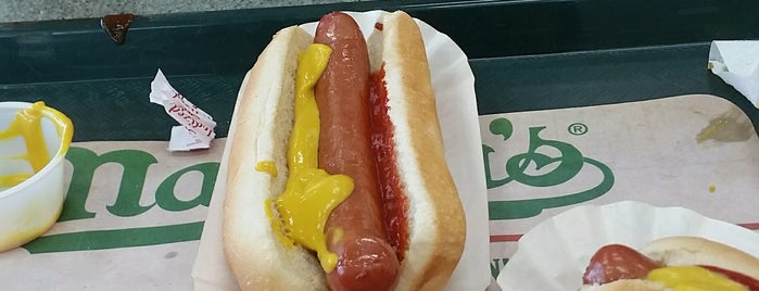 Nathans Famous Hotdogs is one of Restaurants to Try, Part II.