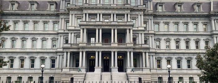 Eisenhower Executive Office Building is one of Massive List of Tourist-y Things in DC.