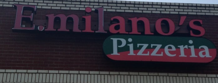 E. Milano's Pizzeria is one of Favorite Late Night Food.