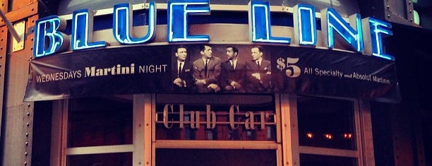 Blue Line Lounge and Grill is one of สถานที่ที่บันทึกไว้ของ Eddy.