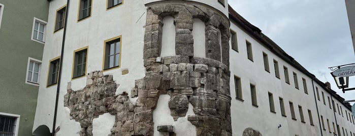 Porta Praetoria is one of Regensburg.