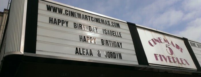 Cinemart Cinemas is one of NYC movie theaters.