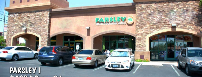 Parsley Modern Mediterranean is one of Vegan dining in Las Vegas.
