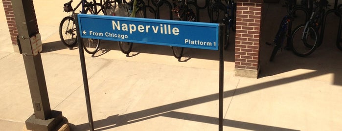 Metra - Naperville is one of Places.
