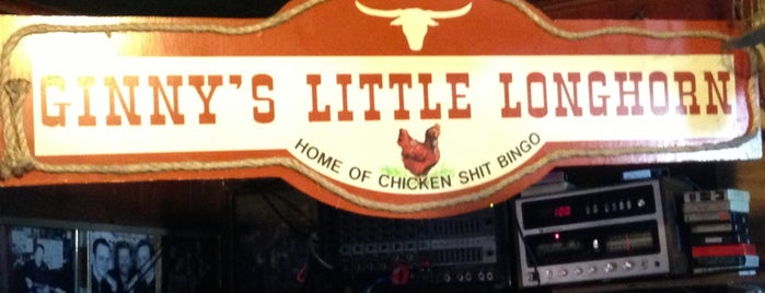 Ginny's Little Longhorn Saloon is one of Austin Tx.
