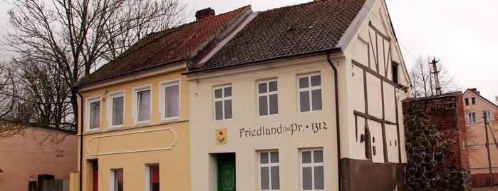Friedland is one of замки Ордена в Северной Пруссии | Ordensburg.