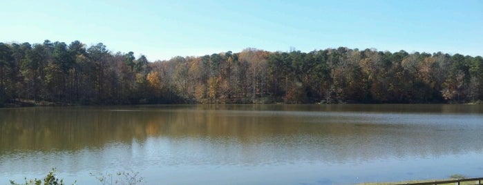 William B. Umstead State Park is one of Lugares favoritos de Ashley.