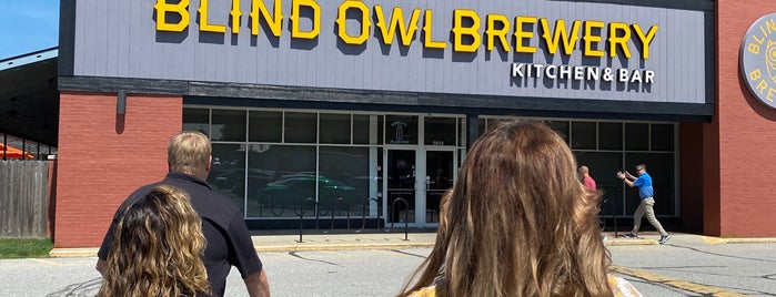 Blind Owl Brewery is one of Indy.