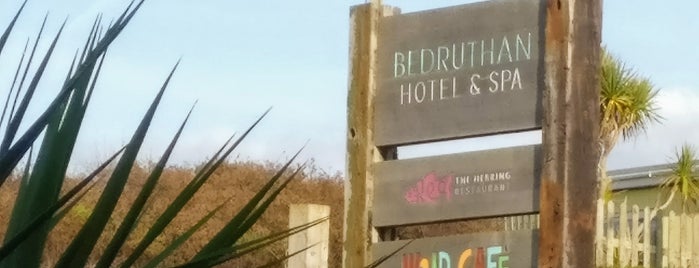 Bedruthan Hotel and Spa is one of Tempat yang Disukai Nick.