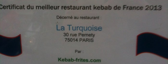 La Turquoise is one of burgers/sandwichs.