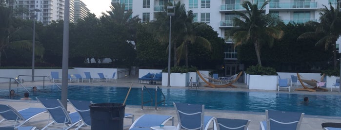 Plaza on Brickell - Pool is one of Sarah’s Liked Places.