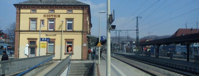 Bahnhof Schopfheim is one of Bahnhöfe DB.