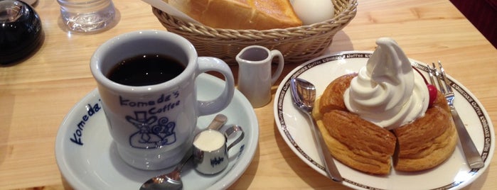 Komeda's Coffee is one of Lugares favoritos de Yusuke.