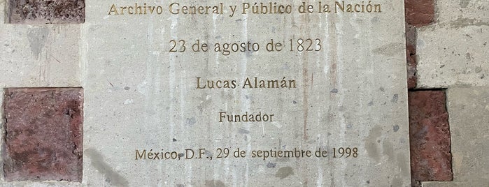 Archivo General de la Nación is one of CDMX: Centro.