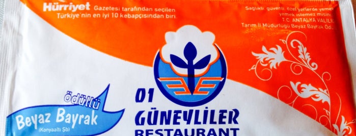 01 Güneyliler Restorant is one of Antalya.