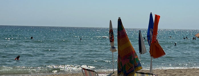 Nea Moudania Beach is one of Halkidiki Greece.