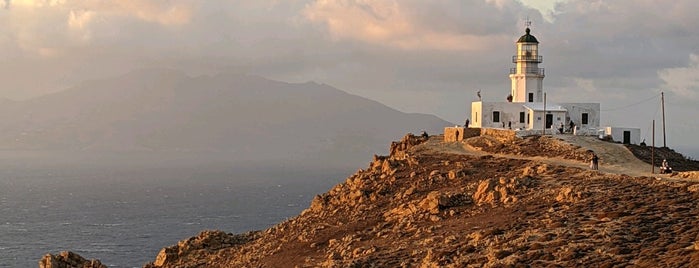 Armenistis Lighthouse (Fanari) is one of Mykonos.