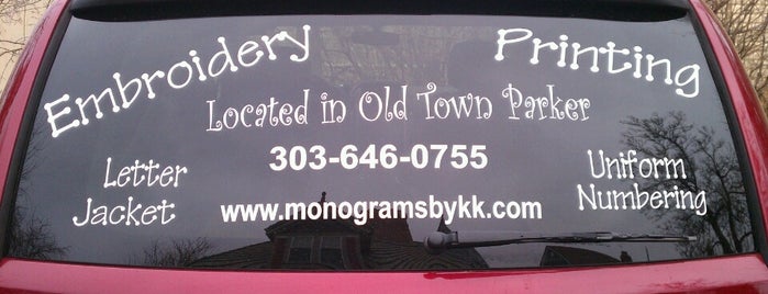 Monograms By K&k is one of Local Business.