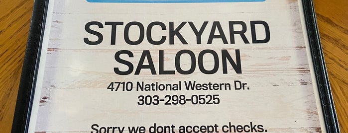 Stockyard Saloon is one of denver nothing.