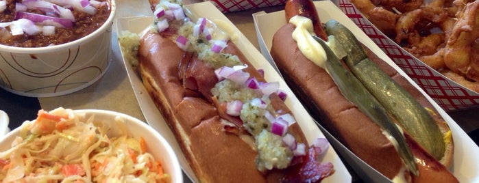 Bark Hot Dogs is one of Top 101 Cheap Eats.