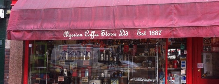 Algerian Coffee Stores is one of London recommendations.