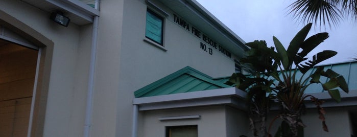 Tampa Fire Rescue Station 13 is one of Public Safety.