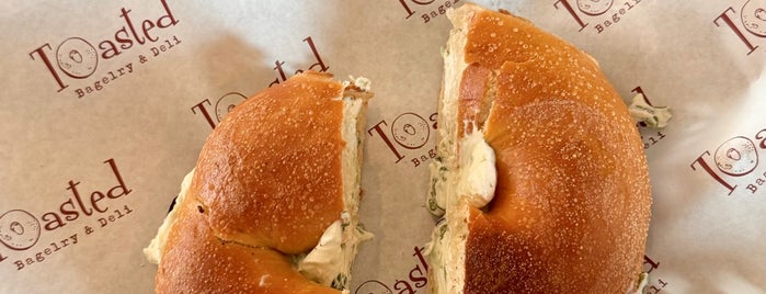 Toasted Bagelry & Deli is one of Miami Musts.