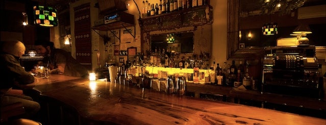 Dynaco is one of The 11 Best Fireplace Bars In NYC.