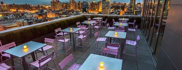 Mr. Purple is one of The Best Rooftop Bars In NYC.