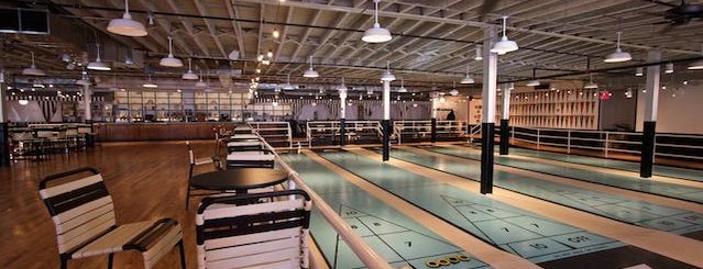 The Royal Palms Shuffleboard Club is one of The 13 Best NYC Bars with Games.