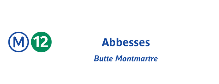Métro Abbesses [12] is one of 18e arrondissement de Paris.