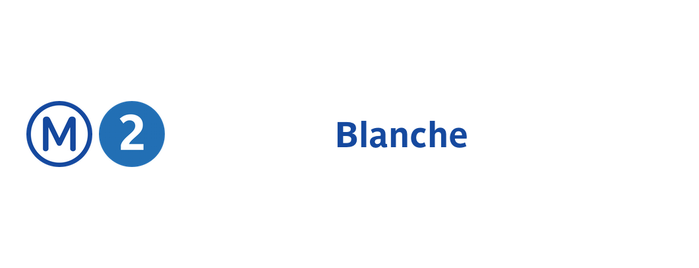 Métro Blanche [2] is one of 18e arrondissement de Paris.